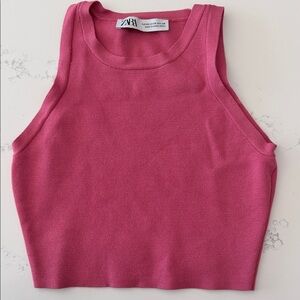 Zara Hot Pink Tank Top XS